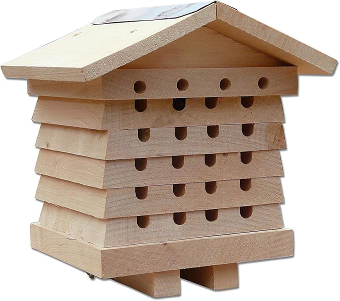 SkyMall Mason and Leafcutter Cedar Solitary Bee House