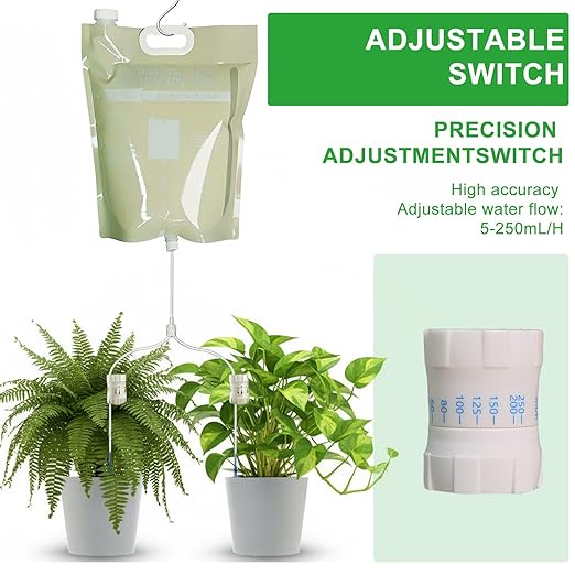 6.5L Automatic Plant Waterer, Dual Water Tube Design, Smart Timer Indoor Plant Watering System, Self-Watering System for Indoor Plants, Auto Watering for Plants & Garden Irrigation (1)
