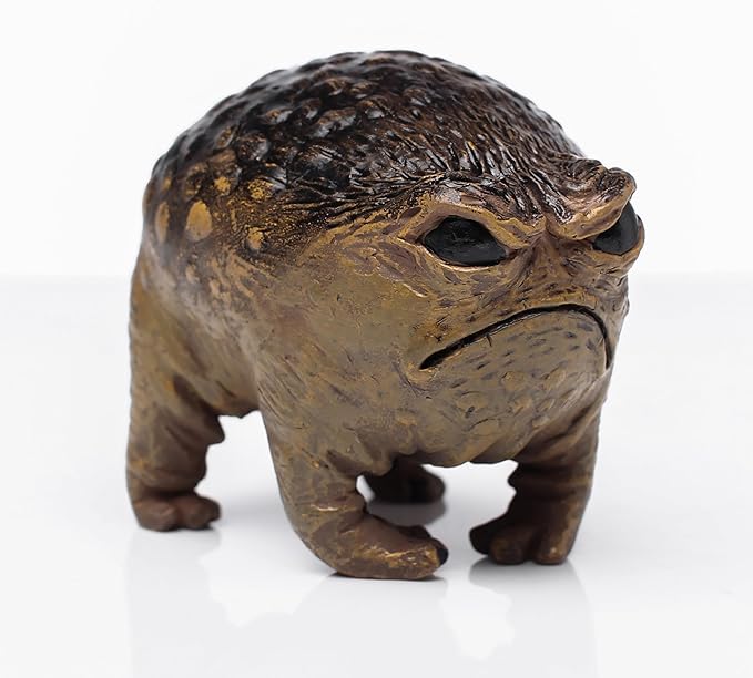 Weird Queer Grumpy Frog Toad Statue Ugly Angry Outdoor Garden Yard Decor Statue Fun Novelty Home Office Decor Sculpture Unique Gift