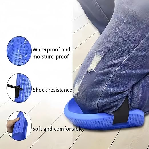MBHKRRSGardening Knee Pads for Women and Men Lightweight Waterproof Foam Knee Pads for Gardening and Housework with Adjustable Hook'n'Loop Straps (Purple)