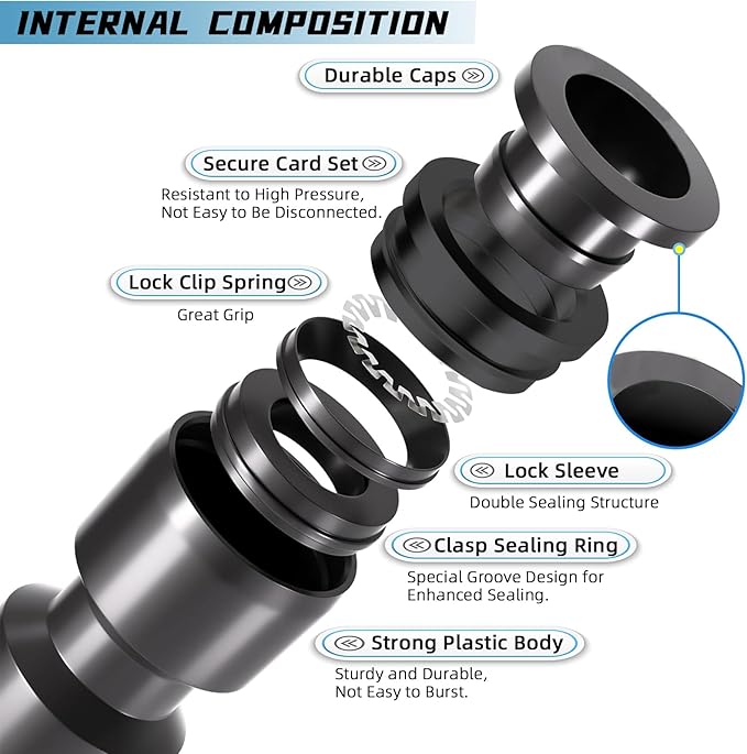10PCS Push-to-Connect Drip Irrigation Emitters for 1/4 inch Irrigation Tubing, Two-Way Connection Adjustable Vortex Drip Emitters with Stake, Irrigation Dripper Sprinklers for Drip Irrigation System