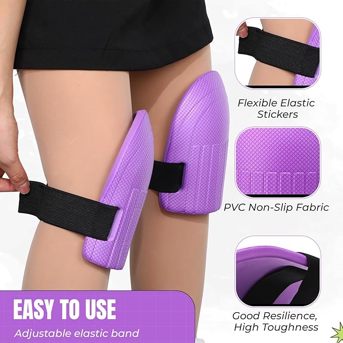 Gardening Knee Pads for Women and Men Lightweight Waterproof Foam Knee Pads for Gardening and Housework with Adjustable Hook'n'Loop Straps(Purple)