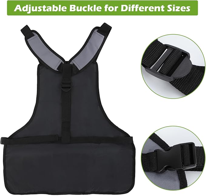 Laelr Garden Apron Oxford Cloth Work Apron With Pockets Adjustable Heavy Duty Tool Apron for Men & Women