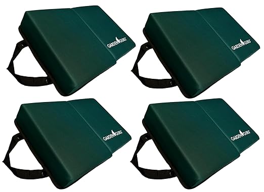 GARDEN GURU Extra Thick Gardening Kneeling Kneeler Pad – Ultra Soft Foam Cushion Padding for Knee – Water Resistant - Garden Kneeler Mat for Yard Work, Cleaning, Household Chores, and Roofing (4 Pack)