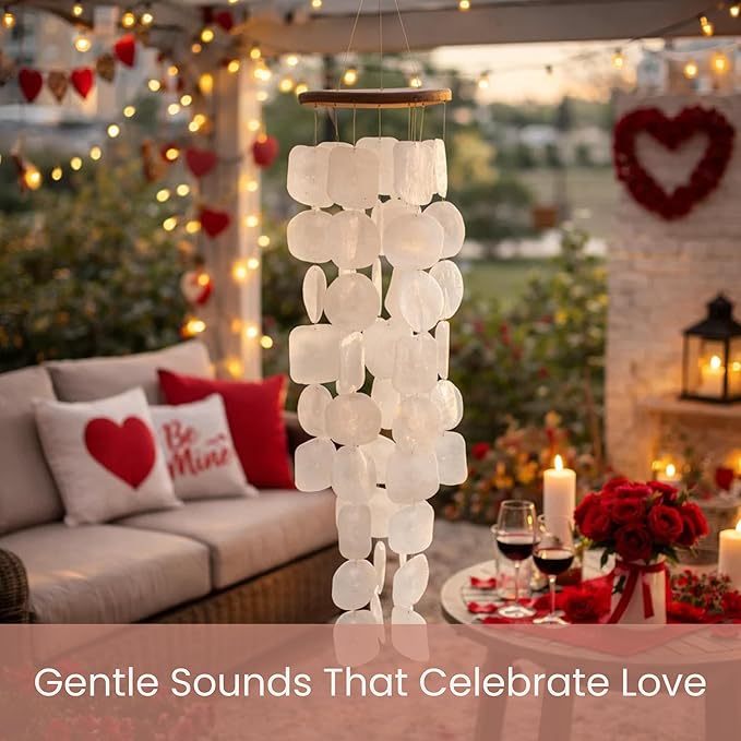 Solange & Frances Garden Decor, Hanging Patio Decor, Wind Chimes for Outside,Patio and Garden Gifts for Women Who Have Everything for Mom