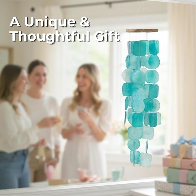 Solange & Frances Wind Chimes for Outside, Gifts for Mom, Gifts for Women who Have Everything, Outdoor Birthday Ideas, Mother's Day Decor Gift