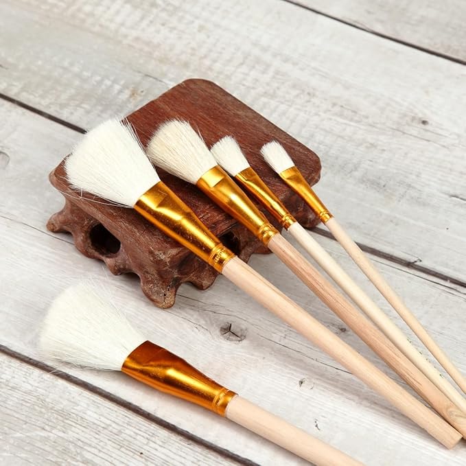10PCS Manual Pollination Brush Set Pollinator Tool Handheld Garden Pollination Brush for Vegetable Flower Fruit Tree