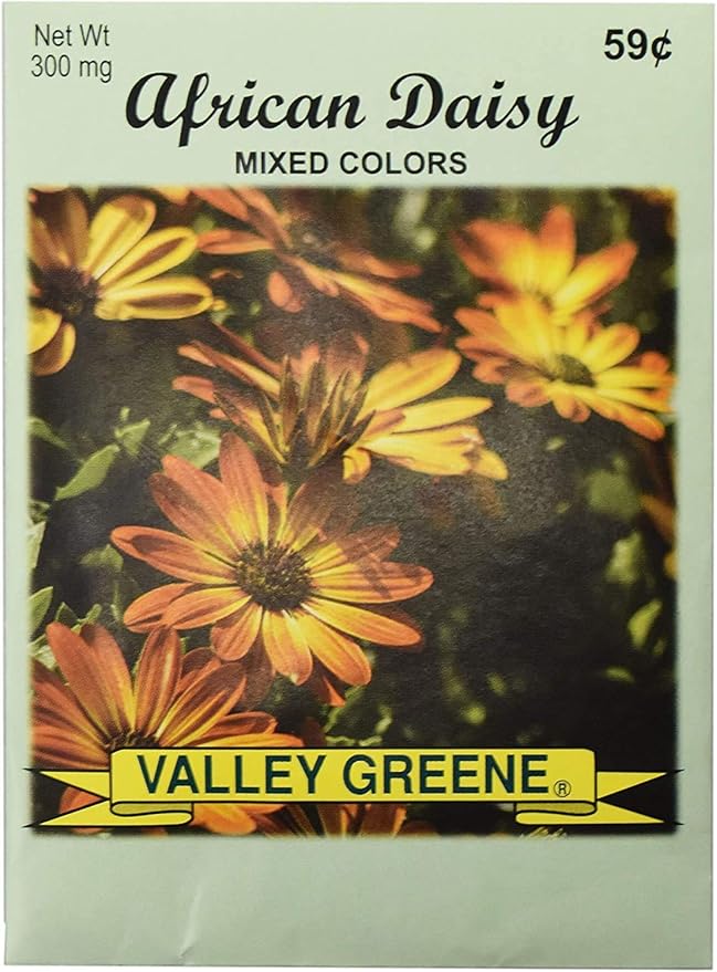 Black Duck Brand Set of 25 Flower Seed Packets! Flower Seeds in Bulk - Great for Creating The Garden of Your Dreams! (50, African Daisy)