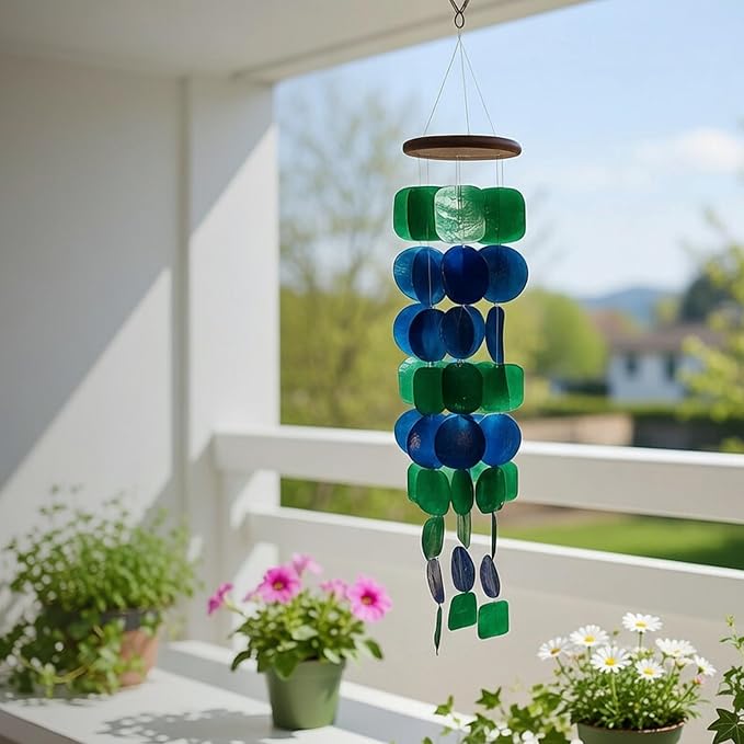 Solange & Frances Wind Chimes for Outside, Gift Ideas for Mom, Windchimes Outdoors, Birthday Birthday Gifts for Women, Gifts for Women who Have Everyting, Peacock Decorations