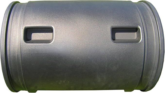 Good Ideas Compost Wizard Jr 7 Cubic Feet Outdoor Home Garden Compost Bucket Storage Container with Carrying Handles, Black