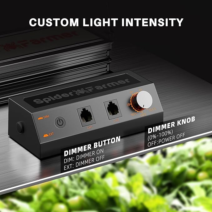 SPIDER FARMER SF4000, Samsung LM301H EVO Led Grow Light, Full Spectrum Plant Lights, 450W Dimmable & High Efficiency & Deeper Penetration Commercial Lamps for Seedling Veg & Bloom in 4x4 Grow Tent