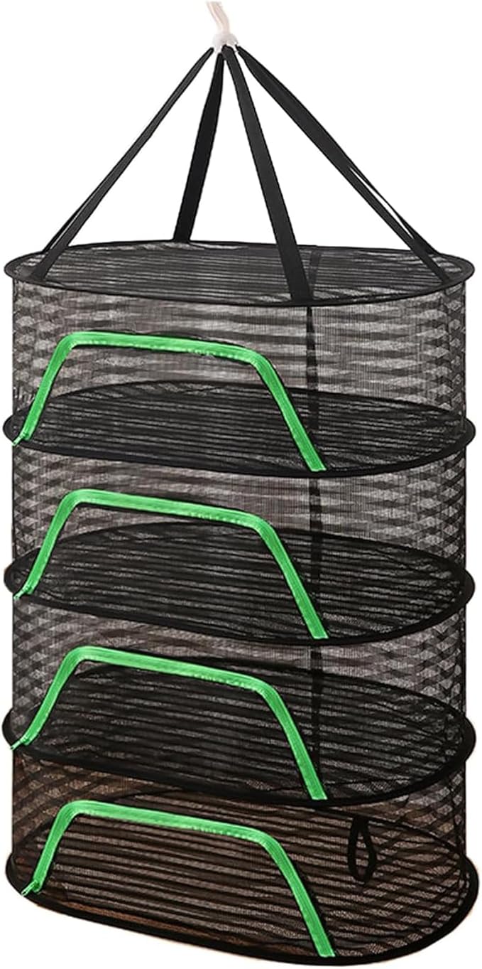 4 Tier Herb Drying Rack,Drying Garden Herbs,This is a Large air Dryer dessicator for Dehydrating, Indoor and Outdoor Pruning Shears Included Plants, Seeds, Buds Outdoor, Hydroponics.