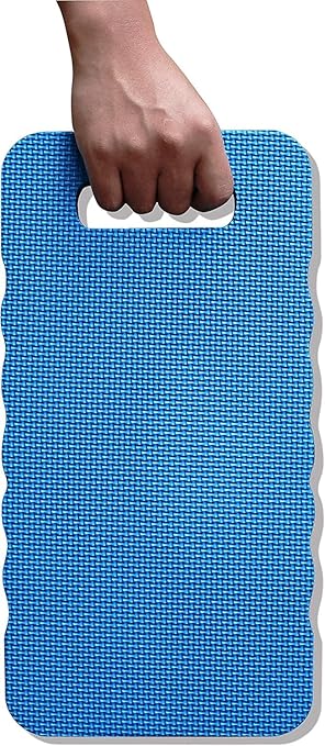 Black Duck Brand Large Kneeling Pads 15" x 7" for Gardening, Cleaning & Repairs – 12 Pack – Waterproof, Lightweight & Durable for Indoor & Outdoor Use