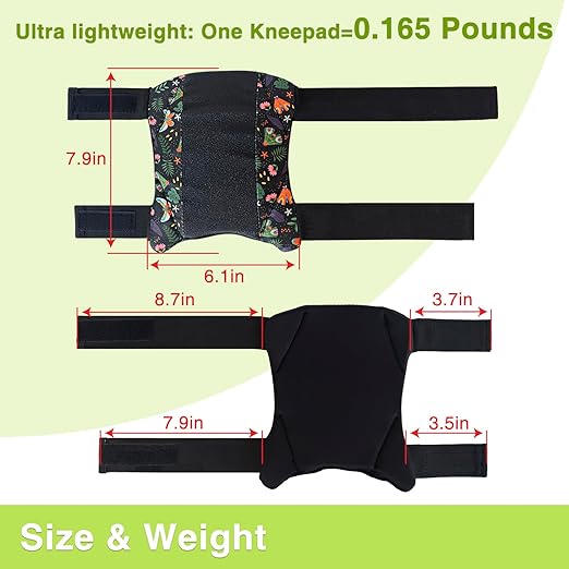 Garden Knee Pads for Women, Lightweight Waterproof KneePads for Gardening, Anti Slip Leather Foam Padding Kneeling Pads for Flooring and Carpet Cleaning, House work, Gardening Maintain, Knee Protector, Butterfly