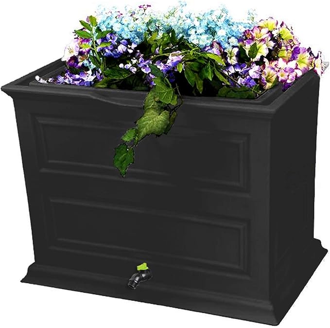 Good Ideas Savannah Eco Elevated Garden Rain Saver