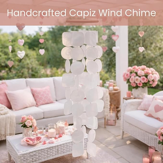 Solange & Frances Garden Decor, Hanging Patio Decor, Wind Chimes for Outside,Patio and Garden Gifts for Women Who Have Everything for Mom