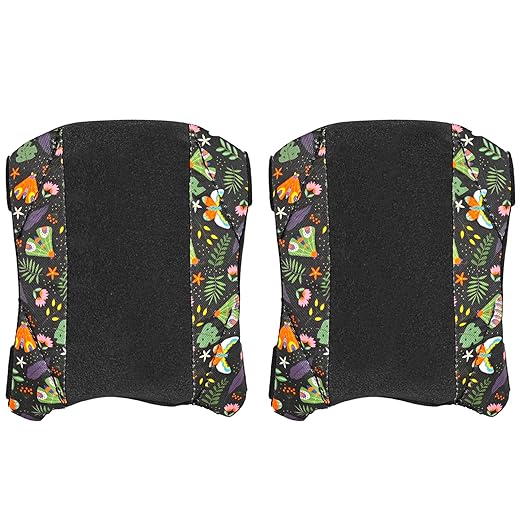 Garden Knee Pads for Women, Lightweight Waterproof KneePads for Gardening, Anti Slip Leather Foam Padding Kneeling Pads for Flooring and Carpet Cleaning, House work, Gardening Maintain, Knee Protector, Butterfly