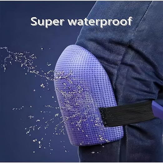 men's and women's gardening knee pads - lightweight waterproof foam knee pads and easy to install, with adjustable hook and loop strap (green)