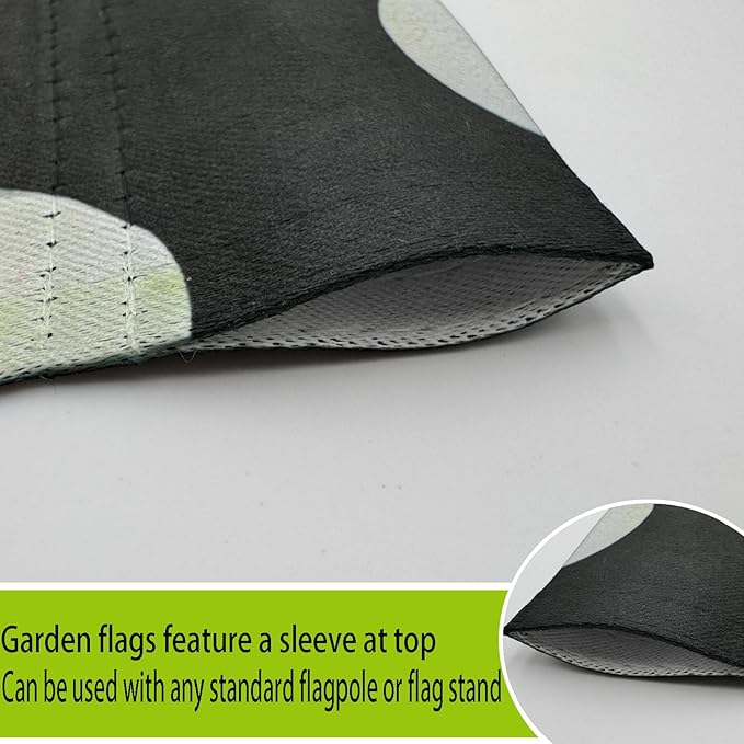 St Patricks Day Shamrock Garden Flags 12x18 Inch -Double Sided Heavy Duty Small Shamrock Yard Flags UV protection Fade Resistant for Holiday Decoration Outdoor