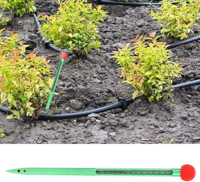 PerGar Soil Thermometer, High Precision Soil Temperature Meter, Indoor/Outdoor, -10C to 110C, Analog Display