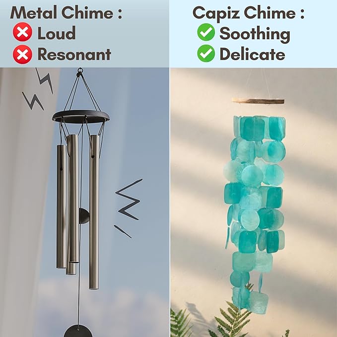 Solange & Frances Wind Chimes for Outside, Gifts for Mom, Gifts for Women who Have Everything, Outdoor Birthday Ideas, Mother's Day Decor Gift