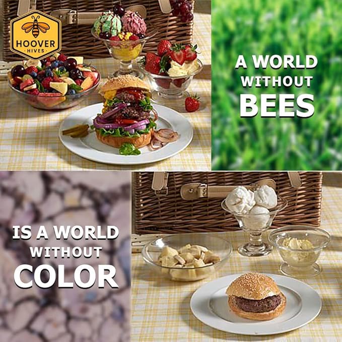 Hoover Hives Complete 8-Frame Beehive Kit – Wax-Coated Fir Wood, Includes 2 Deep Brood Boxes, 1 Medium Super, Langstroth Frames & CellTech Foundations – Durable, Weather-Resistant Beekeeping Supplies
