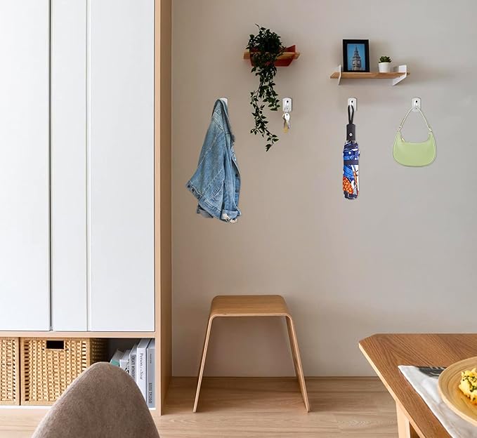 20Pack Ceiling Hooks Bulk for Hanging Plants 2.5in White