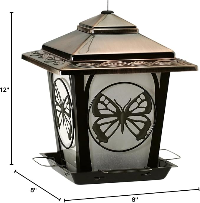 Audubon Hopper Feeder with Butterfly Model NA32321