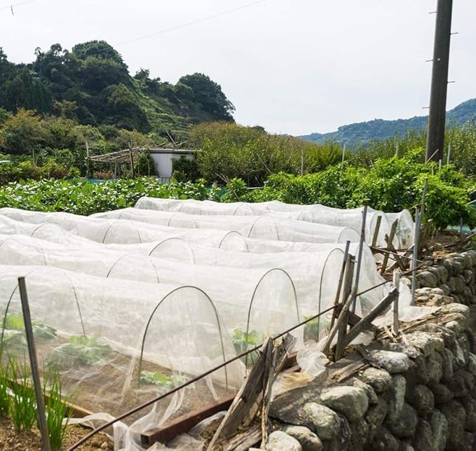 Garden Netting Pest Barrier: 10'x30' Fine Bug Netting for Garden Protection Row Cover Raised Bed Screen Mesh Greenhouse Mosquito Net, Protecting Tree Plants Vegetable Flowers Fruits