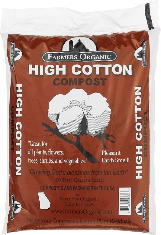 High Cotton Compost, 20 Quart Bag