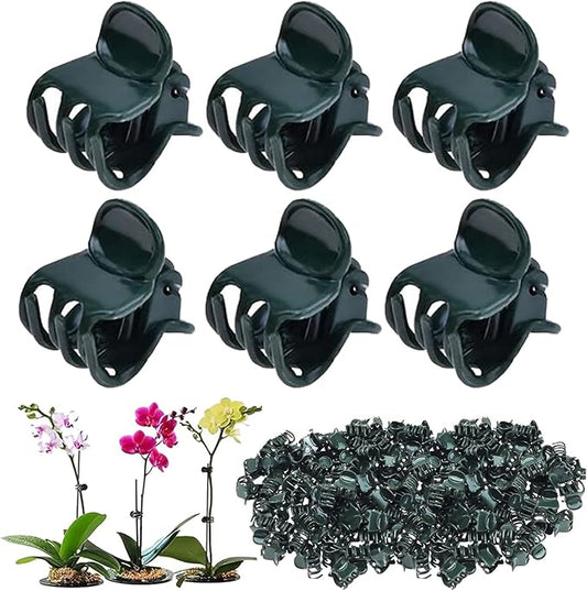 200 Pcs Plants Orchid Support Clips Plant Clips Orchid Clips Flower Vine Clips for Supporting Stems Vines Stalks Climbing Plant Grow Upright