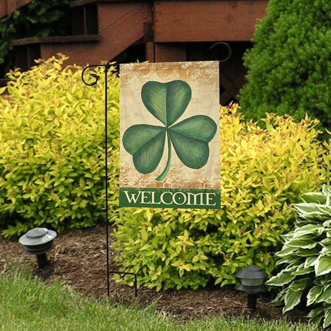 Briarwood Lane Shamrock Welcome Garden Flag