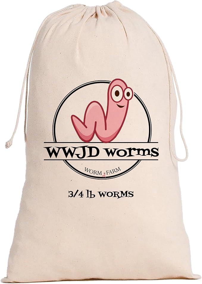 Red Wigglers Composting Worms - 3/4lb Red Worms for Composting - Use on Worm Castings for Plants, Garden, Worm Farm & Compost Starter, Easy to Manage