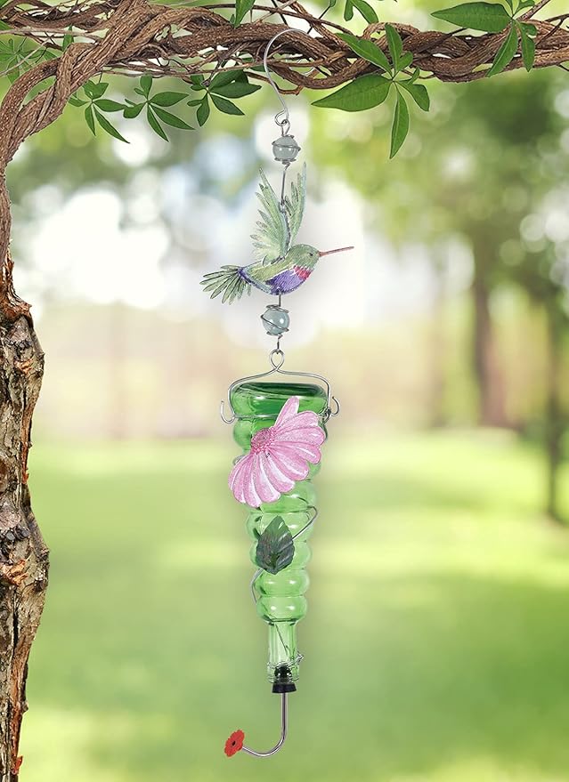 Sunset Vista Designs 93723 Hummingbird Bird Feeder, 27-inch Height