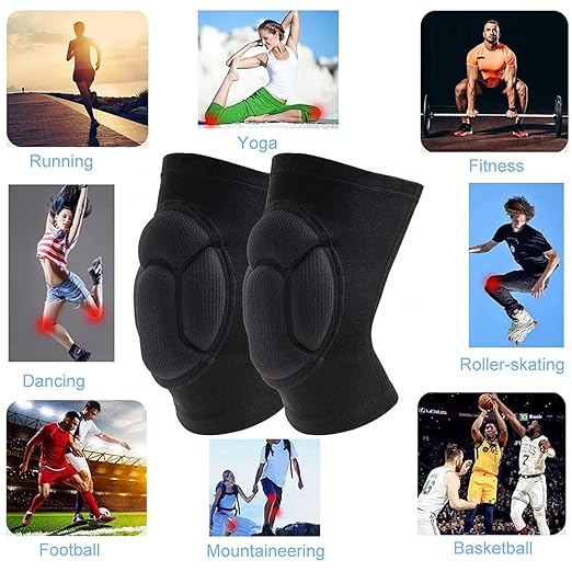 Knee Pads for Garden, Gardening, House Cleaning, Construction Work, Dancing, Volleyball, Flooring, Climbing, Riding Kneepads with Thick EVA Foam Padding, Outdoor Sports Kneeling Pads Cushion Floors Scrubbing for Men Women (Small/Medium)