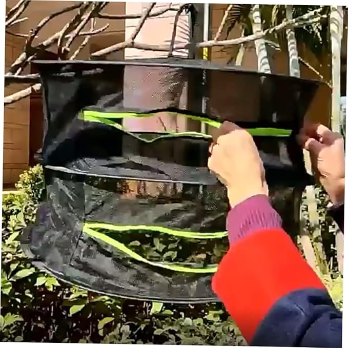 Amosfun Herb Drying Rack Drying Mesh for Garden Plant Breathable Easy to Ventilate