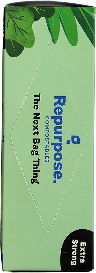 Repurpose Compostables Repurpose 100% Compostable Plant-based 13 Gallon Tall Kitchen Bags, Compostable Standards, Pack - 1