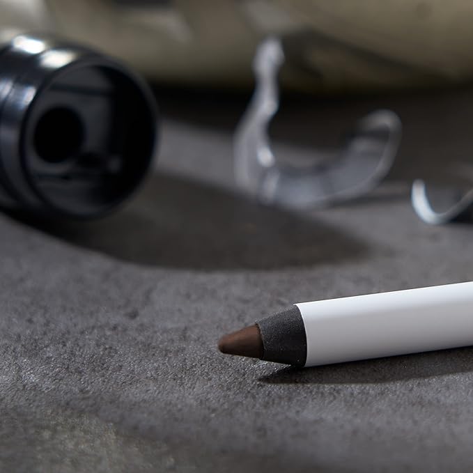 Julep Makeup Pencil Sharpener (Torpedo) + When Pencil Met Gel Sharpenable Multi-Use Longwear Eyeliner Pencil, Rich Brown