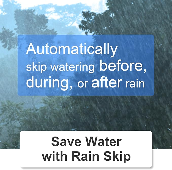 LinkTap G1S Wireless Water Timer (Requires Gateway), Smart Irrigation Hose Faucet Timer, Greater Range Than WiFi Sprinkler Timers, 2 Year Battery Life, Weather Aware, Alexa