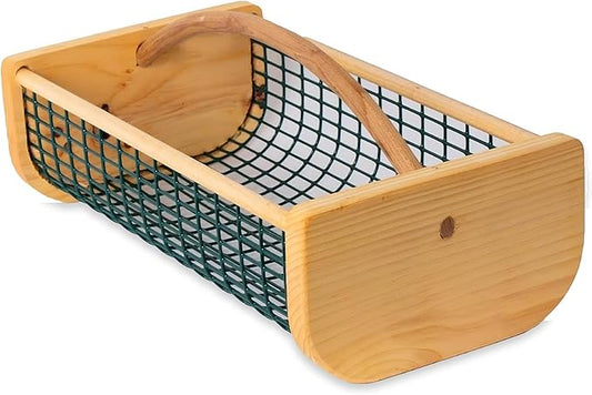 Garden Hod Harvest Basket - Durable Wooden Gardening Supply for Flowers, Vegetables, and Fruits - Handcrafted in Maine, USA – 16 x 9 Inches, 8 Quart Capacity