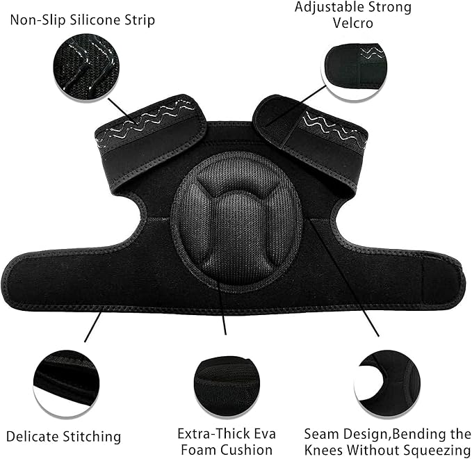 Women Men Knee Pad Suitable for House Working, Floor and Carpet Cleaning, Gardening Maintain, Construction Work, High Elastic Fabric Men Knee Pads Protect Knee Safety