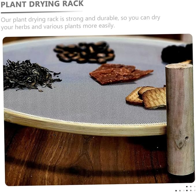 Herbalist Round Drying Rack for Camping Home Herb Garden Flower Drying Kit