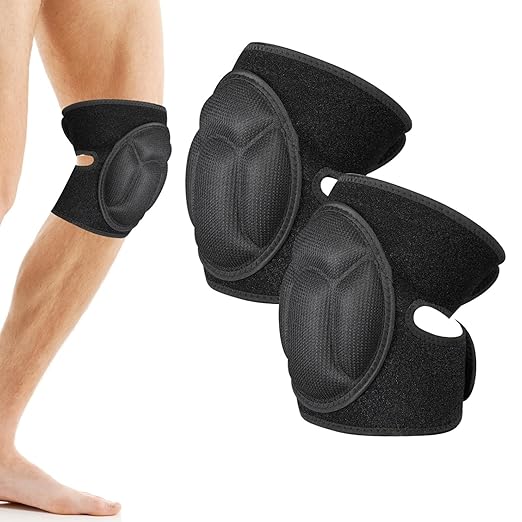 Protective Knee Pads Anti Slip Collision Avoidance Outdoor Sports Kneeling Braces High Elastic Fabric for Garden Dancing Cleaning