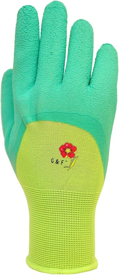 G & F Products Women’s Gardening Gloves, Micro-Foam Coated, Durable, Flexible Nylon Shell, Textured Palm for Maximum Grip