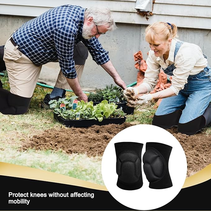 2 Pcs Knee Pads,Knee Pads for Women,Knee Pad,Knee Pads for Men,for Garden, Gardening, House Cleaning, Construction Work, Dancing, Volleyball, Flooring, Climbing, Riding Kneepads.