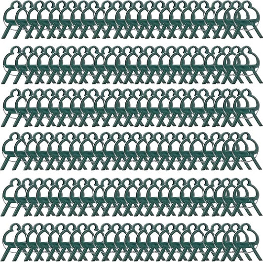 GXXMEI 100PCS Plant Clips Garden Clips for Tomato Cage, Tomatoes Clips Plant Support Clips for Bamboo Stakes, Climbing Plants, Vines, Gentle Plant & Flower Trellis Clips for Plant Stalks, Stems