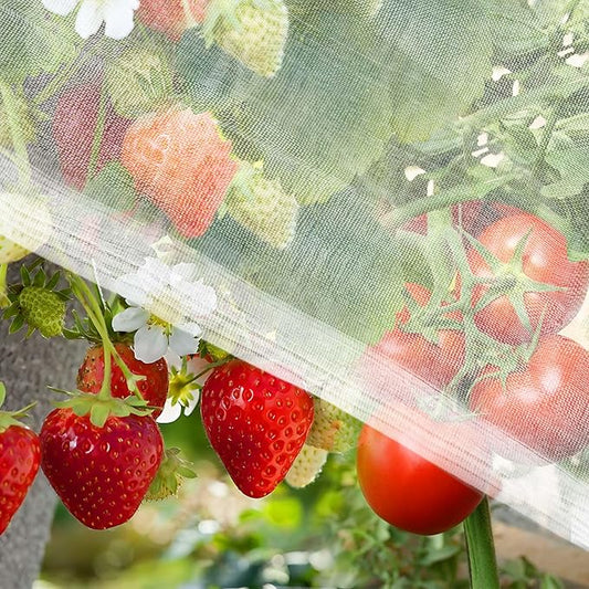 Garden Netting Pest Barrier - 10 x 5 FT Insect Netting for Garden Protection,Mesh Netting Plant Row Covers,Garden Bed Plant Cover,Protecting Tree Plants Vegetable Flowers Fruits
