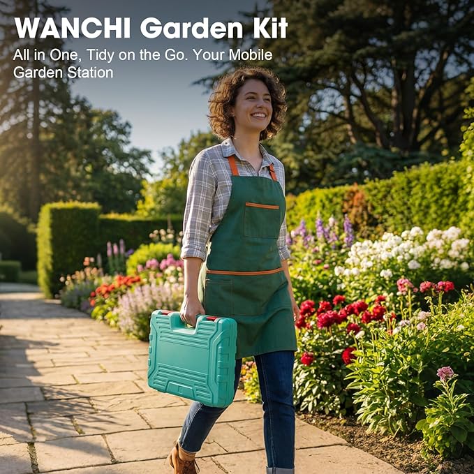 Heavy Duty Garden Hand Tools Set Gardening Hand Tools for Women Gardening Tool Set Gardening Gifts Gardening kit for Women (Light Green)