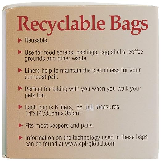 Norpro Recyclable Bags, 50 Pieces , 14in/35.5cm x 16in/40.5cm