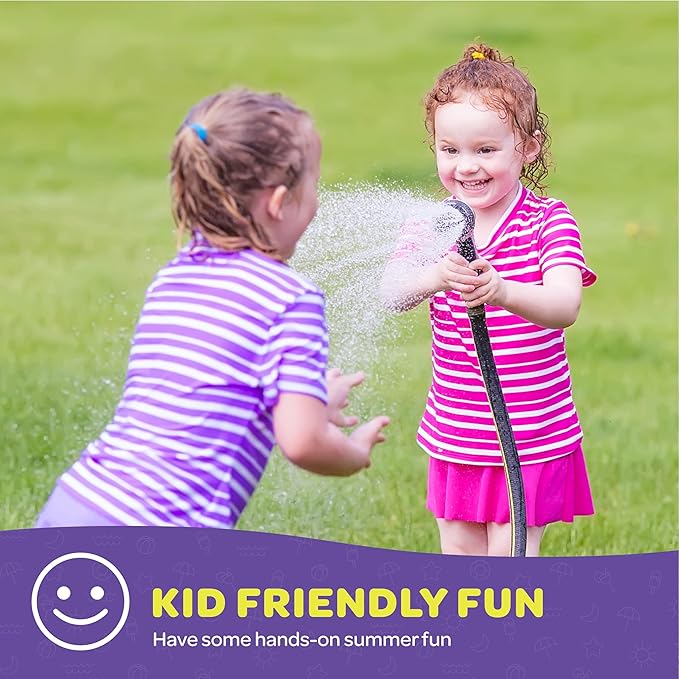 Hose Nozzle [2 Pack] Heavy Duty Hose Sprayer With 10 Adjustable Watering Patterns. Thumb Control Design, Comfortable Ergonomic Grip, Garden Hose Nozzle for Watering Plants & Lawns/Fun showers/Cleaning